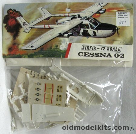 Airfix 1/72 Cessna O-2A Skymaster - Bagged, 133 plastic model kit
